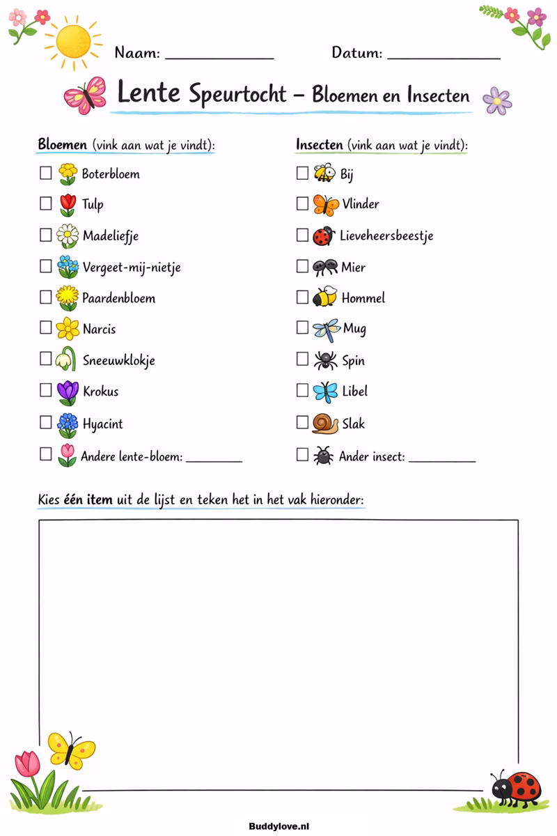 Lente speurtocht